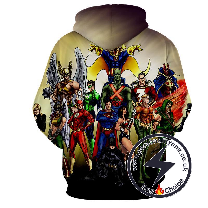 Justice League - Justice League 3D - Justice League Hoodies
